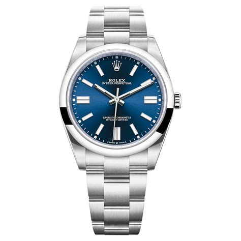 rolex oyster quadrante blu usato|Rolex Oyster Perpetual 41 usato .